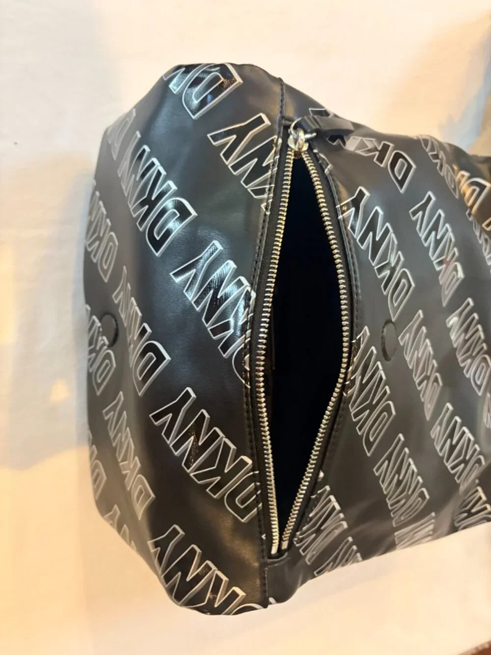 *Brand NEW* DKNY Tilly Foldover Backpack Black & White